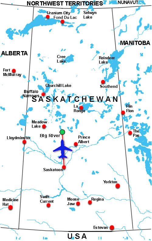 Charter Flights To Big River Saskatchewan